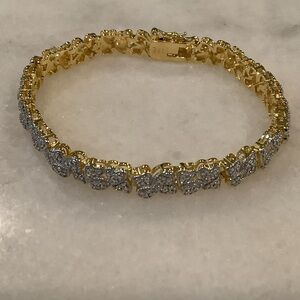 Essentials 18k Gold Plated Sterling Silver Bracelet, Brand New